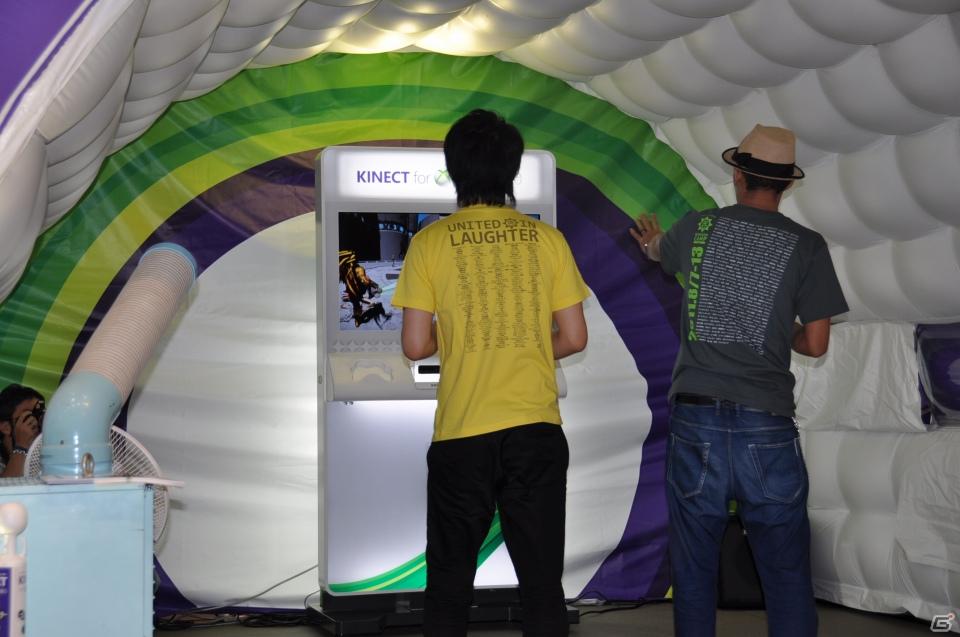 「Xbox 360 Kinect体験キャラバンイベント」夏休みツアーを実施！「YOSHIMOTO WONDER CAMP 有楽町ラフピースクエア」お笑いコンビ「麒麟」によるデモステージ披露の画像87
