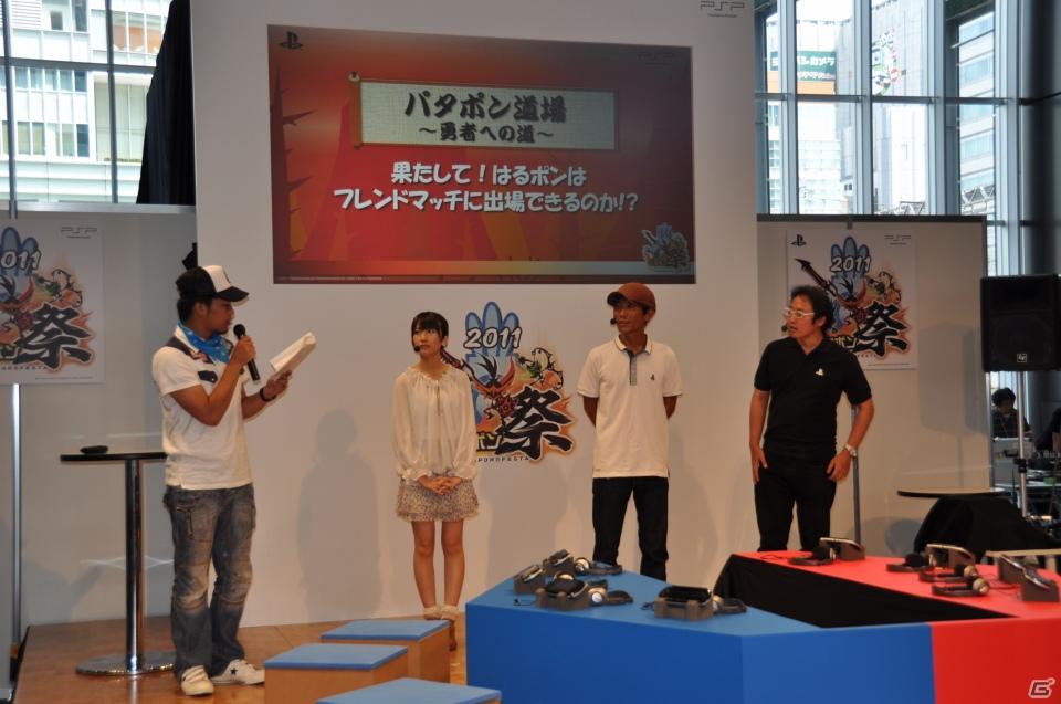 AKB48石田晴香さん＆椿姫彩菜さんがゲストとして登場！PSP「パタポン3」ファン感謝イベント「パタポン祭」アキバ・スクエアで開催の画像17