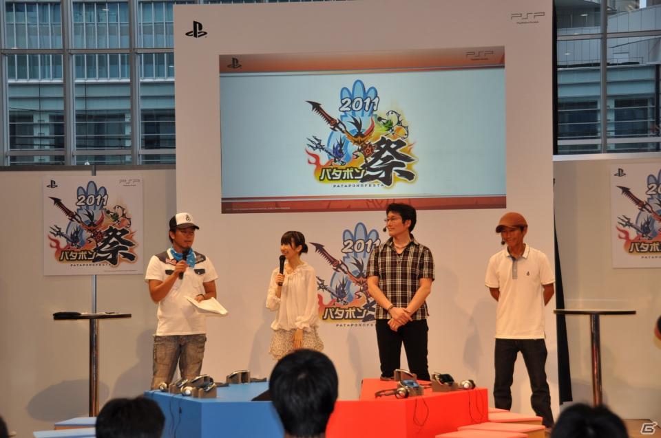 AKB48石田晴香さん＆椿姫彩菜さんがゲストとして登場！PSP「パタポン3」ファン感謝イベント「パタポン祭」アキバ・スクエアで開催の画像45