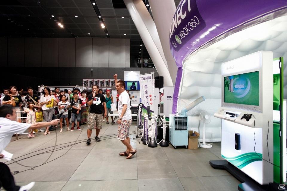 今が旬なお笑い芸人たちが日替わりで体験！YOSHIMOTO WONDER CAMPで開催された「Xbox 360 Kinect体験キャラバンイベント」続報の画像16