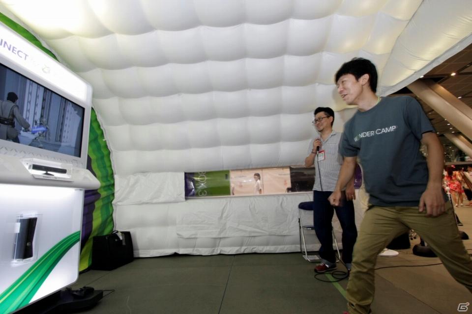 今が旬なお笑い芸人たちが日替わりで体験！YOSHIMOTO WONDER CAMPで開催された「Xbox 360 Kinect体験キャラバンイベント」続報の画像21