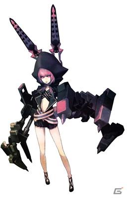 PSP「ブラック☆ロックシューター THE GAME」異星人ナフェと