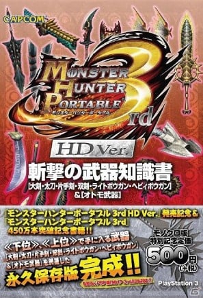 戦国BASARA クロニクルヒーローズ」「モンスターハンターポータブル 3rd HD Ver.」公式攻略本が登場 | Gamer