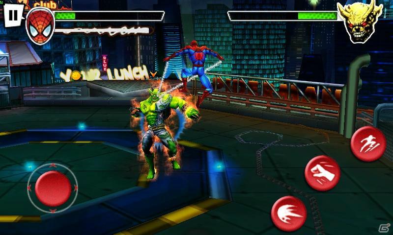 「Spider-Man: Total Mayhem HD」がドコモスマートフォン「MEDIAS WP N-06C」に対応の画像3
