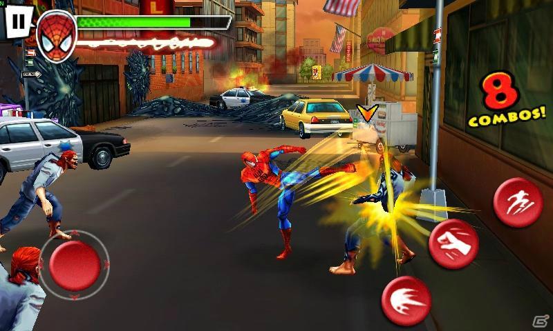 「Spider-Man: Total Mayhem HD」がドコモスマートフォン「MEDIAS WP N-06C」に対応の画像4