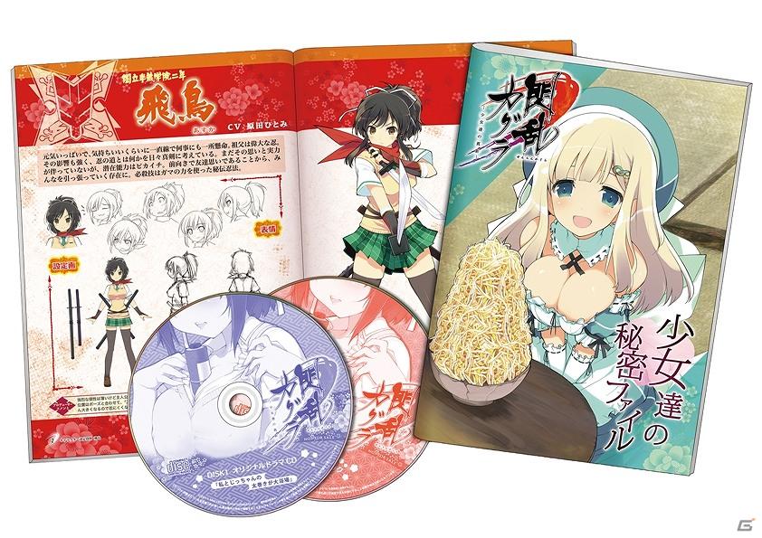 3DS「閃乱カグラ -少女達の真影-」先着購入特典「少女達の秘密ファイル ～ ビジュアルブック＆サントラ・ドラマCD ～」の詳細を初公開！の画像1