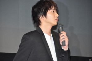 メインキャストの桜庭ななみさん、松坂桃李さん、田中圭さんが登壇！2012年1月公開予定劇場用3Dアニメーション「ドットハック」製作発表会を秋葉原UDXシアターにて開催の画像79
