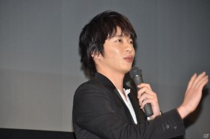 メインキャストの桜庭ななみさん、松坂桃李さん、田中圭さんが登壇！2012年1月公開予定劇場用3Dアニメーション「ドットハック」製作発表会を秋葉原UDXシアターにて開催の画像81