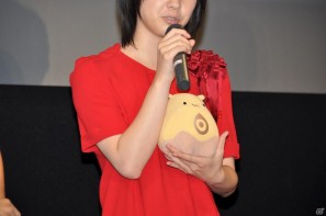 メインキャストの桜庭ななみさん、松坂桃李さん、田中圭さんが登壇！2012年1月公開予定劇場用3Dアニメーション「ドットハック」製作発表会を秋葉原UDXシアターにて開催の画像89