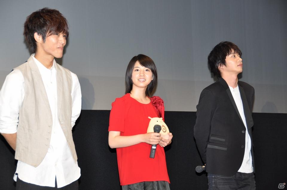 メインキャストの桜庭ななみさん、松坂桃李さん、田中圭さんが登壇！2012年1月公開予定劇場用3Dアニメーション「ドットハック」製作発表会を秋葉原UDXシアターにて開催の画像83
