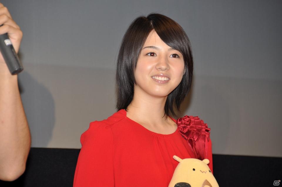 メインキャストの桜庭ななみさん、松坂桃李さん、田中圭さんが登壇！2012年1月公開予定劇場用3Dアニメーション「ドットハック」製作発表会を秋葉原UDXシアターにて開催の画像87