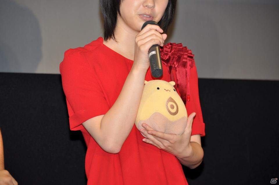 メインキャストの桜庭ななみさん、松坂桃李さん、田中圭さんが登壇！2012年1月公開予定劇場用3Dアニメーション「ドットハック」製作発表会を秋葉原UDXシアターにて開催の画像89