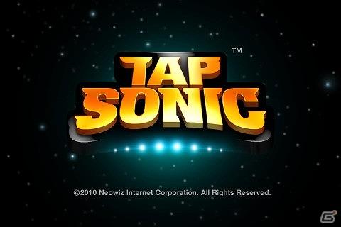 リズムアクションゲームiPhone/iPad「TAP SONIC」がApp Storeにおいて公開の画像1