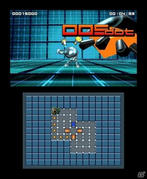 3Dダンジョンに現れるドットを回収していくアクションが新しい！3DS「ドットイーターニューピックダン」2011年9月配信の画像12