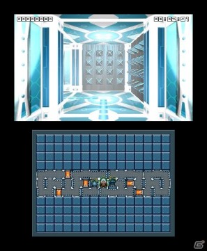 3Dダンジョンに現れるドットを回収していくアクションが新しい！3DS「ドットイーターニューピックダン」2011年9月配信の画像15