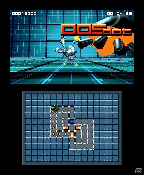 3Dダンジョンに現れるドットを回収していくアクションが新しい！3DS「ドットイーターニューピックダン」2011年9月配信の画像12