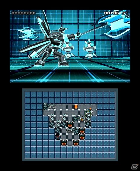 3Dダンジョンに現れるドットを回収していくアクションが新しい！3DS「ドットイーターニューピックダン」2011年9月配信の画像23