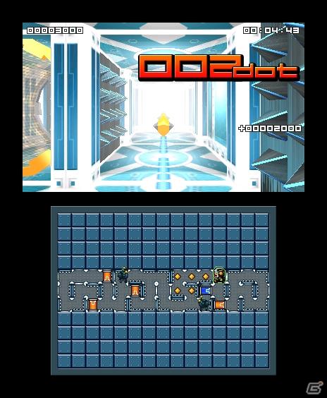 3Dダンジョンに現れるドットを回収していくアクションが新しい！3DS「ドットイーターニューピックダン」2011年9月配信の画像24