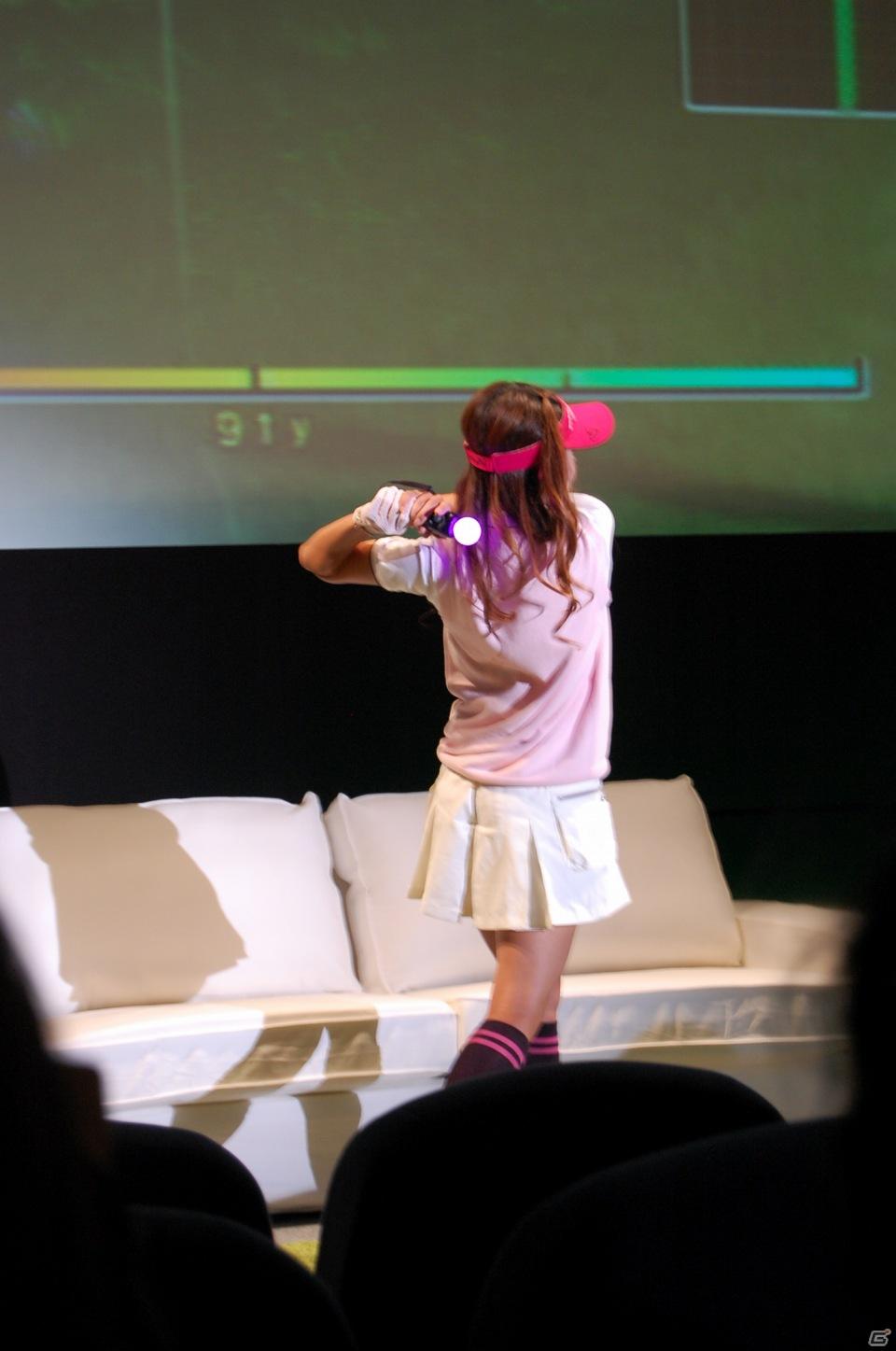 石田純一さんが美女ゴルファー「みんGALS」とPS Moveでゴルフ対決！プレス向け製品発売イベントを開催の画像19