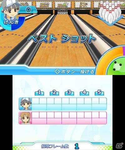 「おきらく」シリーズ3DSダウンロードソフト向けコンテンツの第一弾！3DS「おきらくボウリング3D」本日より配信開始の画像65