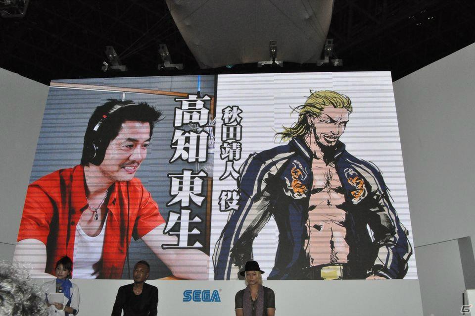【TGS 2011】セガブースのイベントステージ一発目は「クロヒョウ2 龍が如く 阿修羅編」のお披露目イベント！総合監督の名越氏も出演！の画像6
