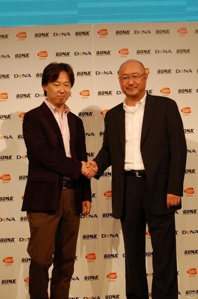 【TGS 2011】バンダイナムコゲームスとディー・エヌ・エー共同出資による新会社「株式会社BDNA設立発表会」を実施の画像16