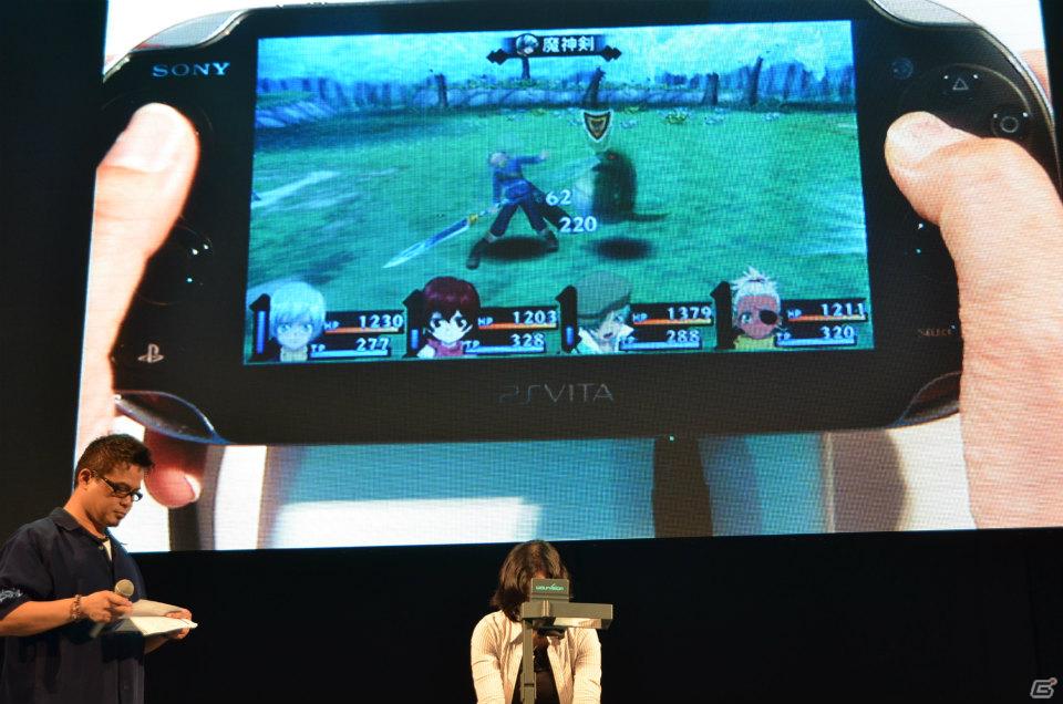 【TGS 2011】もう一つのカウントダウンはPSP「テイルズ オブ ザ ヒーローズ ツインブレイヴ」！PS Vita「テイルズ オブ イノセンスR」の続報も公開された「テイルズ オブ」シリーズプレス発表会レポートの画像33
