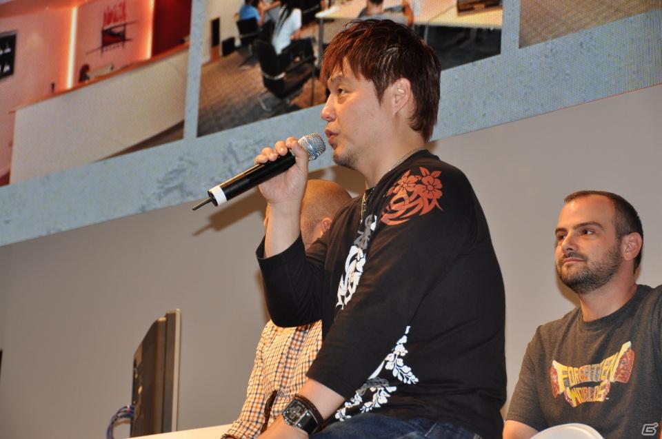 【TGS 2011】土屋P＆松山社長の最強タッグ「アスラズ ラース」最新情報＆「DmC Devil May Cry」実機デモプレイを国内初披露！カプコンスペシャルステージレポートの画像73
