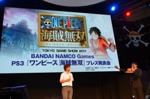 【TGS 2011】「ワンピース」初のPS3用タイトルはルフィが“ゴムゴムアクション”で暴れまわる！「ワンピース 海賊無双」プレス発表会レポートの画像8