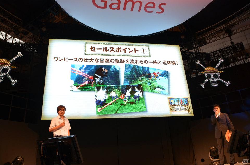 【TGS 2011】「ワンピース」初のPS3用タイトルはルフィが“ゴムゴムアクション”で暴れまわる！「ワンピース 海賊無双」プレス発表会レポートの画像10