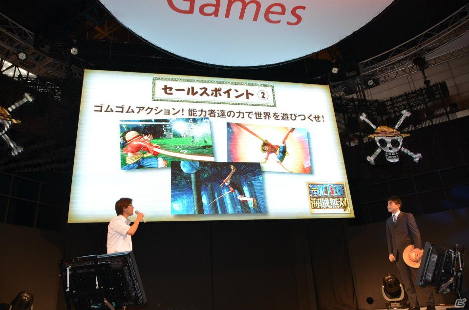 【TGS 2011】「ワンピース」初のPS3用タイトルはルフィが“ゴムゴムアクション”で暴れまわる！「ワンピース 海賊無双」プレス発表会レポートの画像11