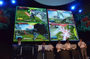 【TGS 2011】Wアムロが「エクストリームバーサス」対戦プレイで共演！？「ガンダムゲーム スペシャルステージ」レポートの画像22