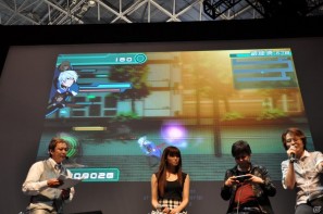 【TGS 2011】ゲストに遠藤綾さんと山口理恵さんを迎えてトーク＆ミニライブ＆実機デモプレイ実施。PSP「戦律のストラタス」スペシャルステージレポートの画像134