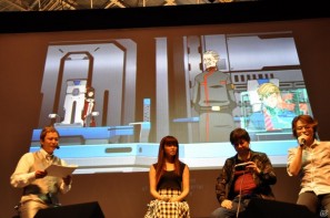 【TGS 2011】ゲストに遠藤綾さんと山口理恵さんを迎えてトーク＆ミニライブ＆実機デモプレイ実施。PSP「戦律のストラタス」スペシャルステージレポートの画像82