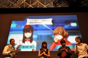 【TGS 2011】ゲストに遠藤綾さんと山口理恵さんを迎えてトーク＆ミニライブ＆実機デモプレイ実施。PSP「戦律のストラタス」スペシャルステージレポートの画像94