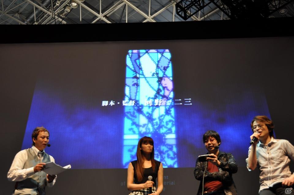 【TGS 2011】ゲストに遠藤綾さんと山口理恵さんを迎えてトーク＆ミニライブ＆実機デモプレイ実施。PSP「戦律のストラタス」スペシャルステージレポートの画像100