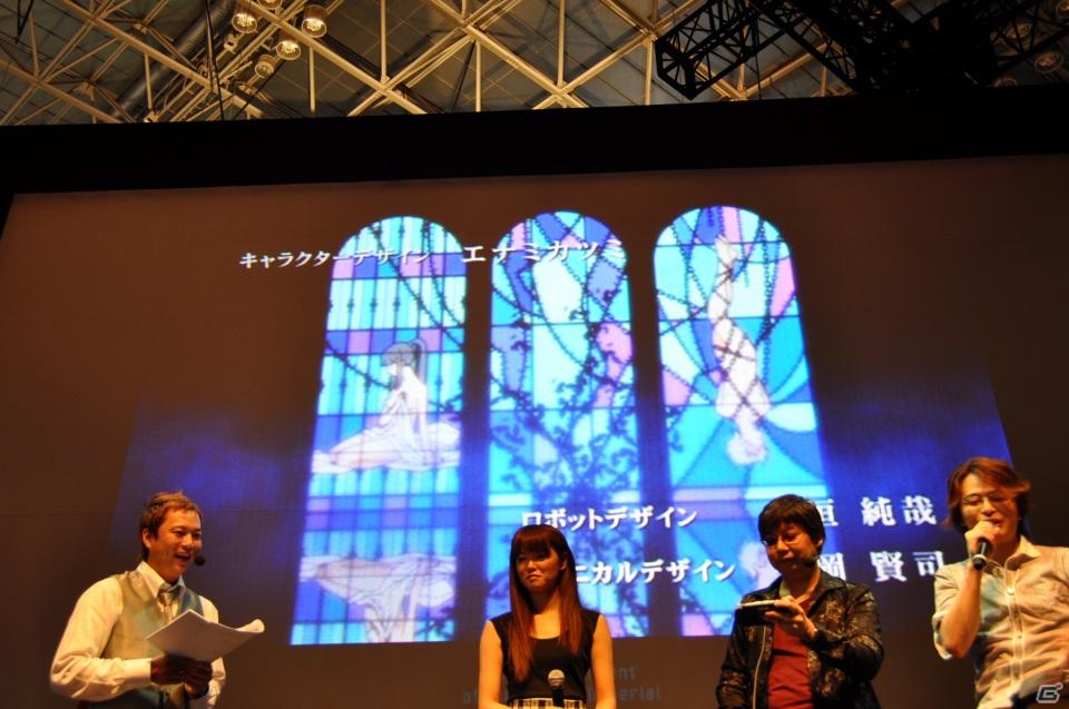 【TGS 2011】ゲストに遠藤綾さんと山口理恵さんを迎えてトーク＆ミニライブ＆実機デモプレイ実施。PSP「戦律のストラタス」スペシャルステージレポートの画像103