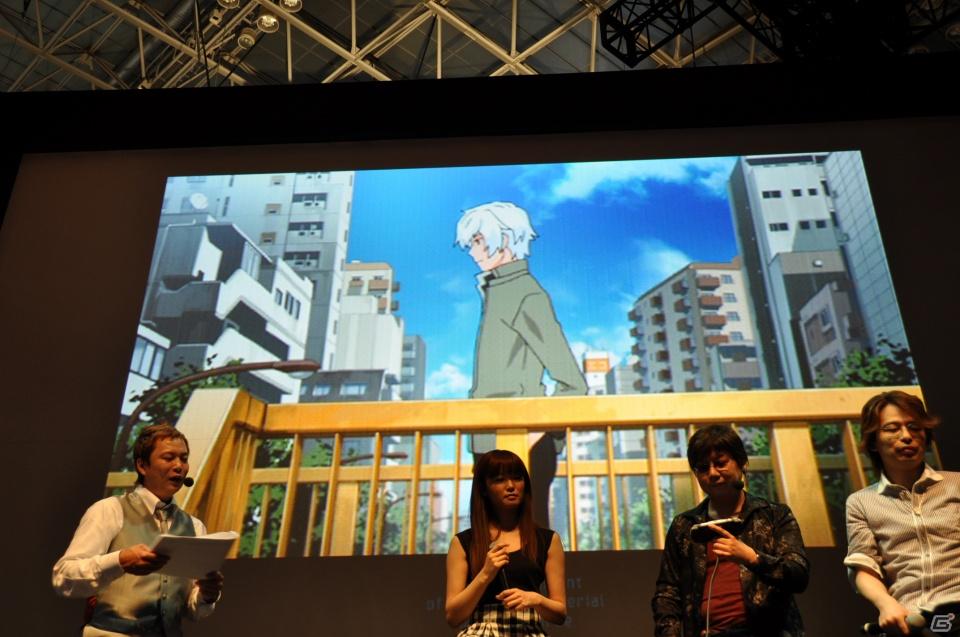 【TGS 2011】ゲストに遠藤綾さんと山口理恵さんを迎えてトーク＆ミニライブ＆実機デモプレイ実施。PSP「戦律のストラタス」スペシャルステージレポートの画像107