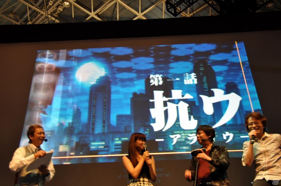 【TGS 2011】ゲストに遠藤綾さんと山口理恵さんを迎えてトーク＆ミニライブ＆実機デモプレイ実施。PSP「戦律のストラタス」スペシャルステージレポートの画像145