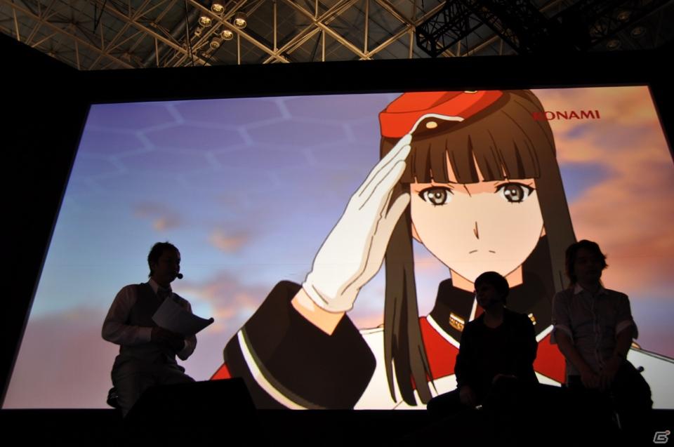 【TGS 2011】ゲストに遠藤綾さんと山口理恵さんを迎えてトーク＆ミニライブ＆実機デモプレイ実施。PSP「戦律のストラタス」スペシャルステージレポートの画像53