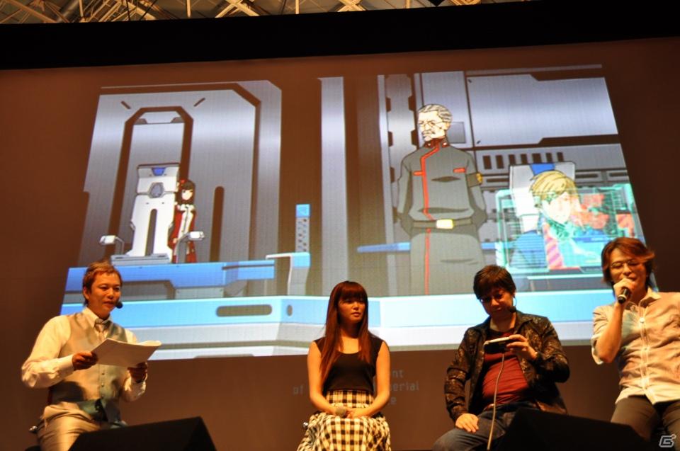 【TGS 2011】ゲストに遠藤綾さんと山口理恵さんを迎えてトーク＆ミニライブ＆実機デモプレイ実施。PSP「戦律のストラタス」スペシャルステージレポートの画像82