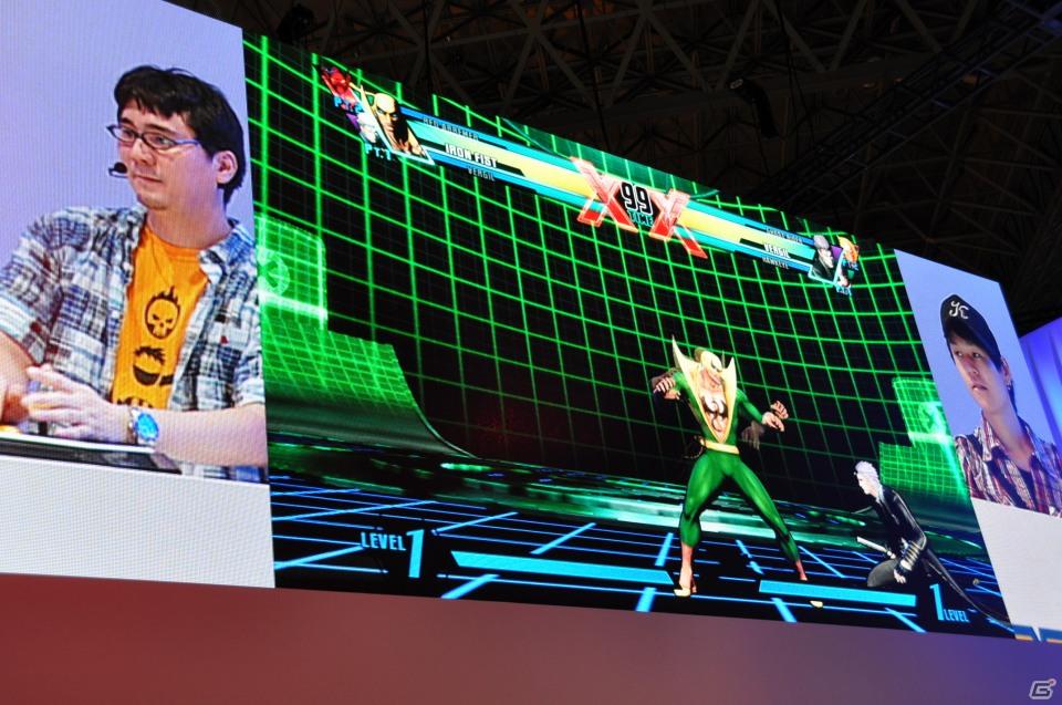 【TGS 2011】バージル、そしてアイアンフィストが参戦決定！デモプレイでは会場からの挑戦者にバージルでボコられるNeo_G！？「ULTIMATE MARVEL VS.CAPCOM 3」スペシャルステージレポの画像127