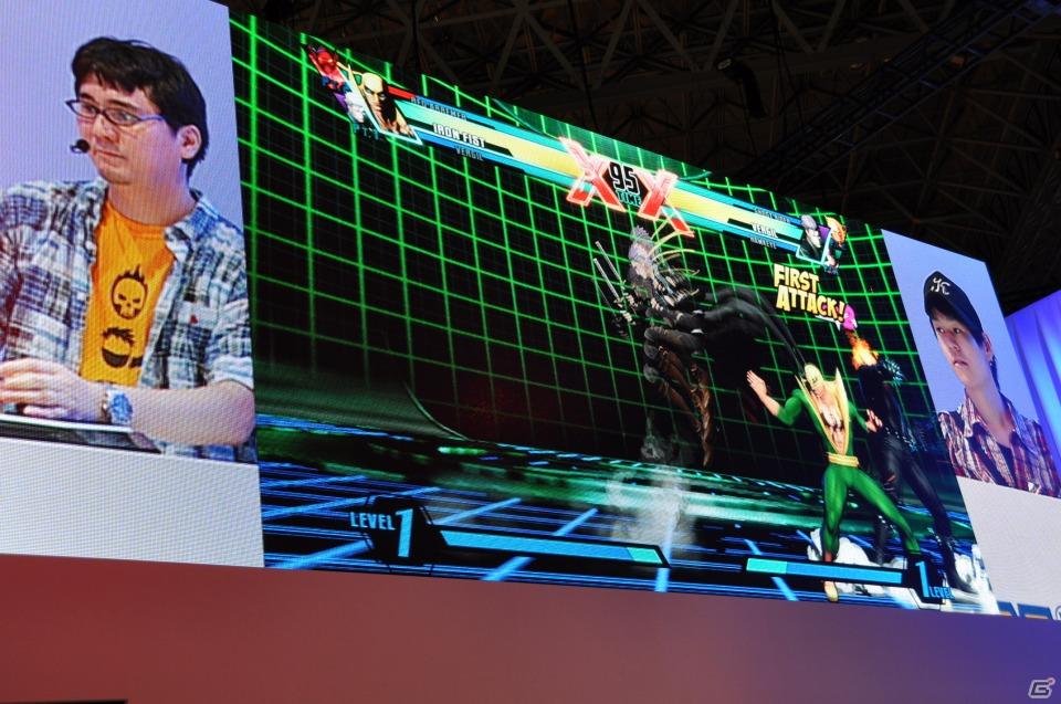 【TGS 2011】バージル、そしてアイアンフィストが参戦決定！デモプレイでは会場からの挑戦者にバージルでボコられるNeo_G！？「ULTIMATE MARVEL VS.CAPCOM 3」スペシャルステージレポの画像130