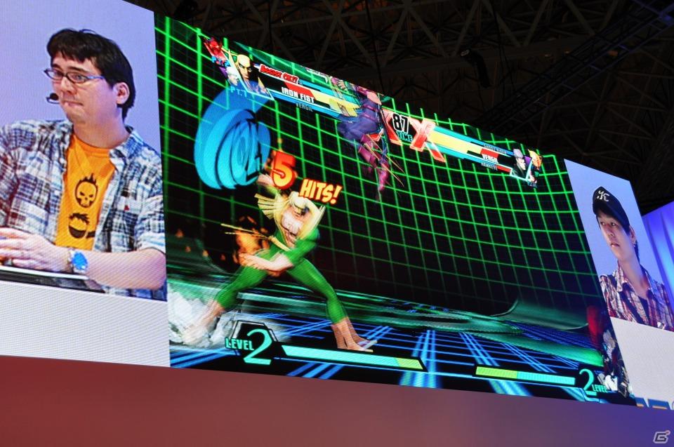 【TGS 2011】バージル、そしてアイアンフィストが参戦決定！デモプレイでは会場からの挑戦者にバージルでボコられるNeo_G！？「ULTIMATE MARVEL VS.CAPCOM 3」スペシャルステージレポの画像134
