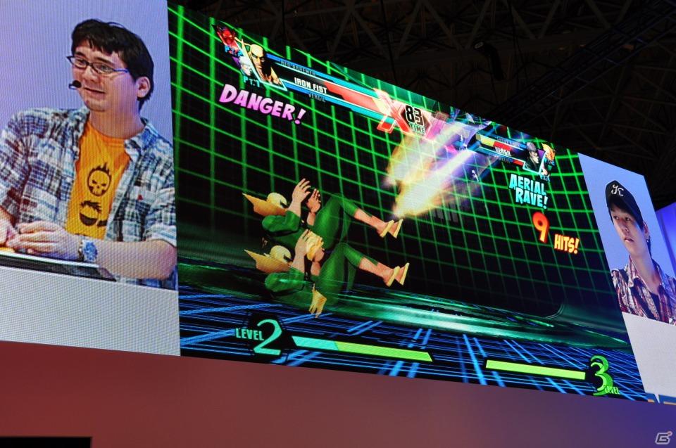 【TGS 2011】バージル、そしてアイアンフィストが参戦決定！デモプレイでは会場からの挑戦者にバージルでボコられるNeo_G！？「ULTIMATE MARVEL VS.CAPCOM 3」スペシャルステージレポの画像140