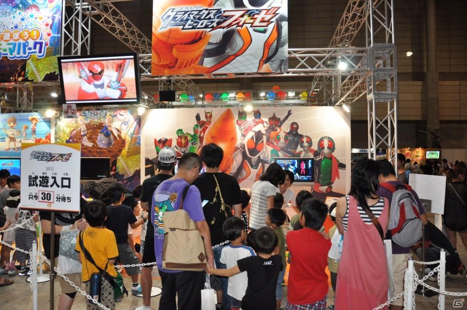 【TGS 2011】仮面ライダー フォーゼにクッキングママも！家族で楽しめるファミリーコーナーレポートの画像3