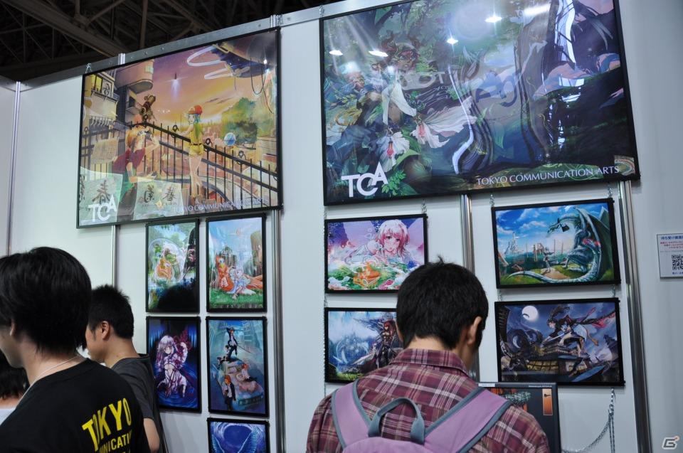 【TGS 2011】試遊台やイラスト展示など学生の作品を展示したゲームスクールコーナーレポートの画像11