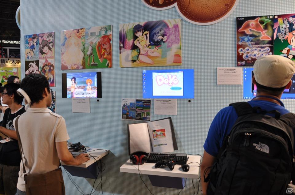 【TGS 2011】試遊台やイラスト展示など学生の作品を展示したゲームスクールコーナーレポートの画像20