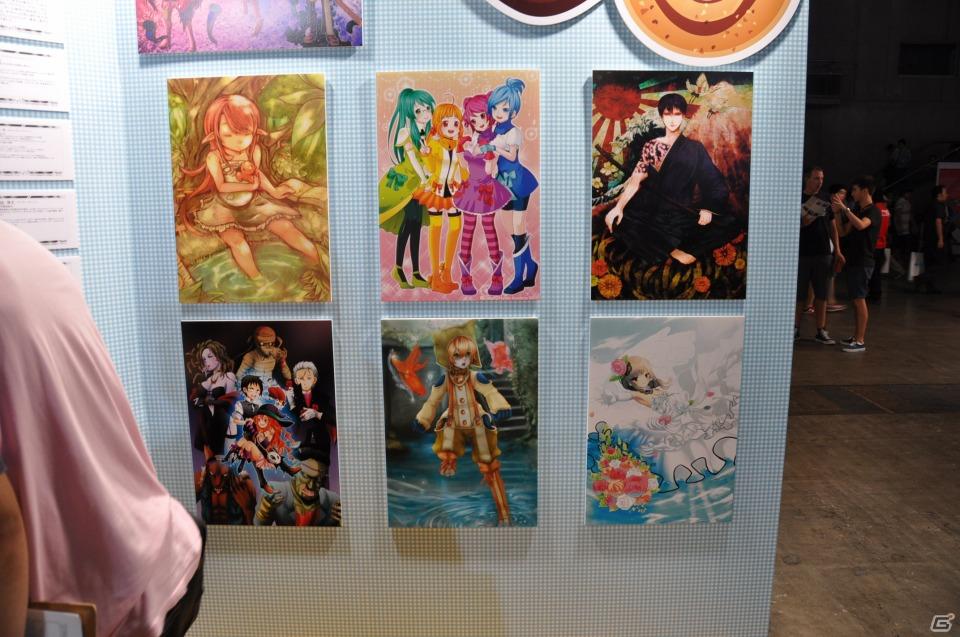 【TGS 2011】試遊台やイラスト展示など学生の作品を展示したゲームスクールコーナーレポートの画像21