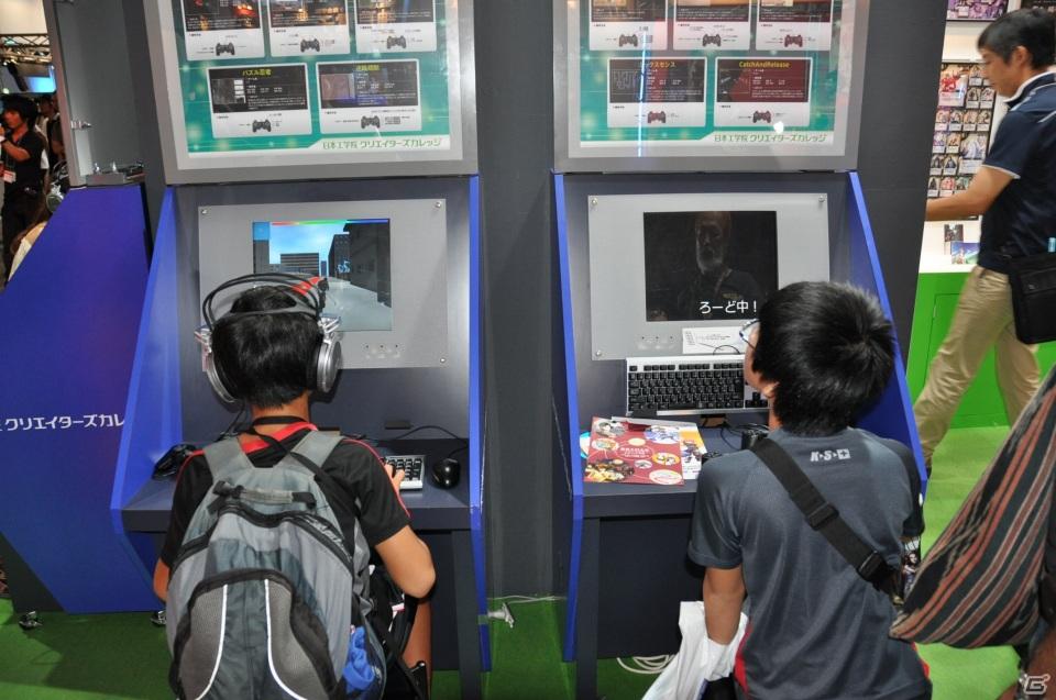 【TGS 2011】試遊台やイラスト展示など学生の作品を展示したゲームスクールコーナーレポートの画像6